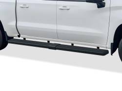 APS - APS IStep W2W 6" Running Boards Black Silverado/Sierra Crew IB03SAG1SB - Image 1