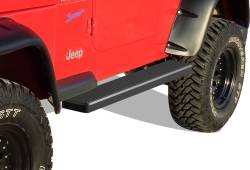 APS - APS IStep 5" Running Boards Black for 87-06 Jeep Wrangler YJ/TJ IB10EJH4B - Image 1