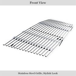 APS - APS Stainless Billet Grille Brushed for 04-15 Nissan Titan GR14HEC64C - Image 2