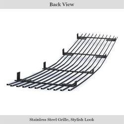APS - APS Stainless Billet Grille Polish 95-05 GMC Safari GR07HEG32S - Image 3