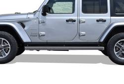 APS - APS IStep 6" Running Boards Brushed for 18-25 Wrangler JL 4DR IB10FAA1A - Image 1