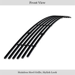 APS - APS Stainless Billet Bumper Grille Black for 04-06 Nissan Sentra GR14HED03J - Image 2