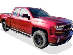 APS - APS IStep W2W 6" Running Boards Brushed Silverado/Sierra Double IB03SAI5LA - Image 2