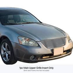 APS - APS Stainless Billet Grille Polish for 02-04 Nissan Altima GR14HED06S - Image 1