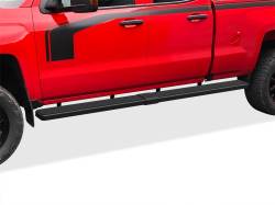 APS - APS IStep W2W 6" Running Boards Black Silverado/Sierra Double IB03SAI5LB - Image 1