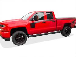 APS - APS IStep W2W 6" Running Boards Black Silverado/Sierra Double IB03SAI5LB - Image 2