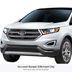 APS - APS Stainless Billet Bumper Grille Black 15-18 Ford Edge GR06FEB92J - Image 1
