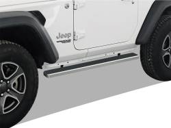 APS - APS IStep 6" Running Boards Brushed for 18-25 Wrangler JL 2DR IB10FAA6C - Image 1