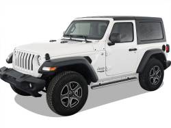APS - APS IStep 6" Running Boards Brushed for 18-25 Wrangler JL 2DR IB10FAA6C - Image 2