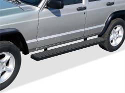 APS - APS IB10FBA7H IStep 6" Running Boards Black for 84-01 Cherokee XJ 4DR - Image 1