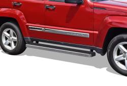 APS - APS IStep 6" Running Boards Brushed for 08-13 Jeep Liberty IB10FBA9A - Image 1