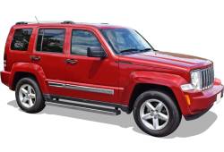 APS - APS IStep 6" Running Boards Brushed for 08-13 Jeep Liberty IB10FBA9A - Image 2