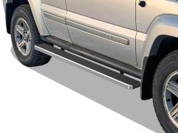 APS - APS IStep 6" Running Boards Brushed for 02-07 Jeep Liberty IB10FJH1C - Image 1
