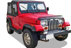APS - APS IB10FJH4B IStep 6" Running Boards Black for 87-06 Jeep Wrangler YJ/TJ - Image 2