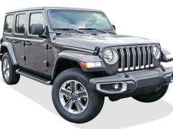 APS - APS IRunning Running Boards Polish for 18-25 Wrangler JL 4DR IB10RAA1A - Image 2