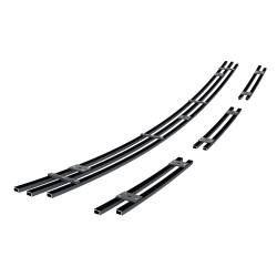 APS - APS Stainless Billet Bumper Grille Black for 09-12 Toyota RAV4 GR20FEE80J - Image 3