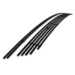 APS - APS Stainless Billet Bumper Grille Black 15-17 Ford Expedition GR06FEB98J - Image 2
