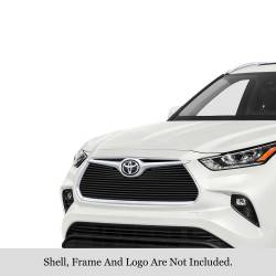 APS - APS Stainless Billet Grille Black for 20-25 Toyota Highlander GR20FEJ41J - Image 1