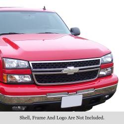 APS - APS Stainless Billet Bumper Grille Polish 03-05 Silverado 1500/HD GR03HEC02S - Image 1