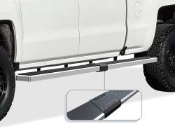 APS - APS IStep W2W 6" Running Boards Brushed Silverado/Sierra Crew IB03SJG1LA - Image 1