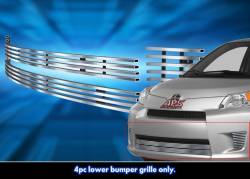 APS - APS Stainless Billet Bumper Grille Brushed for 07-13 Scion XD GR20FFE52C - Image 1