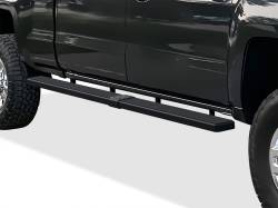 APS - APS IStep W2W 5" Running Boards Black Silverado/Sierra Crew IB03WAG1LB - Image 1