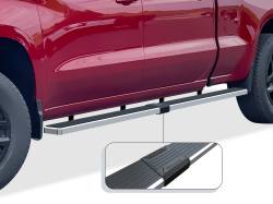 APS - APS IStep W2W 5" Running Boards Brushed Silverado/Sierra Crew IB03WAG1LC - Image 1