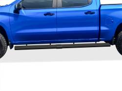 APS - APS IStep W2W 5" Running Boards Black Silverado/Sierra Crew IB03WAG1SB - Image 1