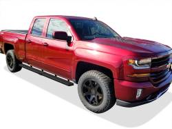 APS - APS IStep W2W 5" Running Boards Black Silverado/Sierra Double IB03WAI5LB - Image 2
