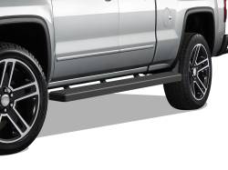 APS - APS IStep W2W 5" Running Boards Black Silverado/Sierra Double IB03WAI5SB - Image 1