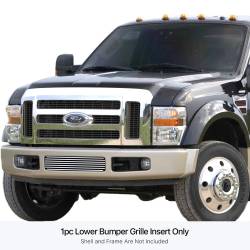 APS - APS GR06FEC28S Stainless Billet Bumper Grille Polish for 08-10 Ford Super Duty - Image 1