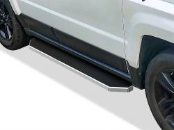 APS - APS H-Series Running Boards Polish for 07-17 Jeep Patriot IB10RAI2Y - Image 1
