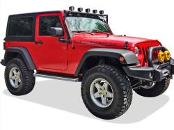 APS - APS IRunning Running Boards Polish for 07-18 Wrangler JK 2DR IB10RAJ6A - Image 2