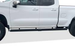 APS - APS IStep W2W 5" Running Boards Black Silverado/Sierra Double IB03WBI5LB - Image 1