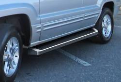 APS - APS IRunning Running Boards Polish for 99-04 Grand Cherokee Laredo IB10RIF1A - Image 1
