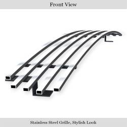 APS - APS GR06FEC51S Stainless Polished Billet Bumper Grillefor 04-05 Ford F150 - Image 2
