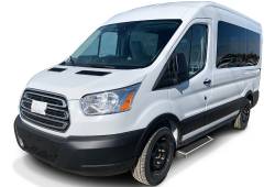 APS - APS IRunning IB06RDJ5A Running Boards Polish for 15-25 Ford Transit Van - Image 2