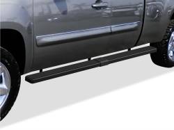 APS - APS IStep W2W 5" Running Boards Black Silverado/Sierra Ext IB03WJJ4LB - Image 1