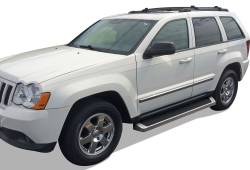 APS - APS IRunning Running Boards Polish for 05-10 Grand Cherokee IB10RIF3A - Image 2