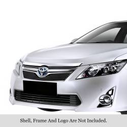APS - APS Stainless Billet Grille Black for 12-14 Toyota Camry GR20FFI30J - Image 1