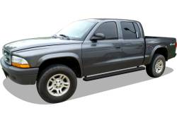 APS - APS IStep 5" Running Boards Black for 00-04 Dodge Dakota Quad IB04EAD9B - Image 2