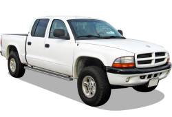APS - APS IStep 5" Running Boards Brushed for 00-04 Dodge Dakota Quad IB04EAD9C - Image 2