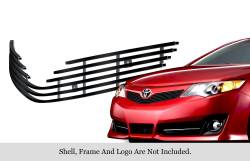 APS - APS Stainless Billet Grille Black for 12-14 Toyota Camry SE GR20FFI33J - Image 1