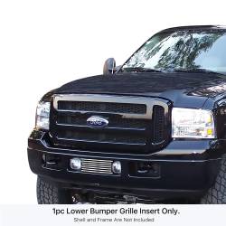 APS - APS GR06FEC56S Stainless Billet Bumper Grille Polish for 05-07 SD/Excursion - Image 1