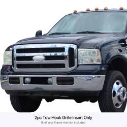 APS - APS Stainless Billet Bumper Grille Black 05-07 Super Duty/Excursion GR06FEC57J - Image 1