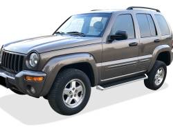 APS - APS IRunning Running Boards Polish for 02-07 Jeep Liberty IB10RJH1A - Image 2