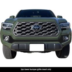 APS - APS Wire Mesh Bumper Grille Black for 16-23 Toyota Tacoma GR20GEA81K - Image 1