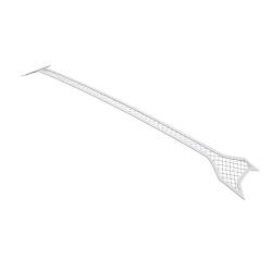 APS - APS Wire Mesh Bumper Grille Polish for 16-23 Toyota Tacoma GR20GEA81S - Image 2