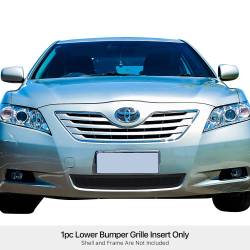 APS - APS Wire Mesh Bumper Grille Black for 07-09 Toyota Camry GR20GEB15H - Image 1