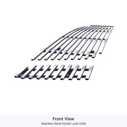 APS - APS Stainless Billet Grille Polish 07-10 Explorer Sport Trac GR06FEE28S - Image 2